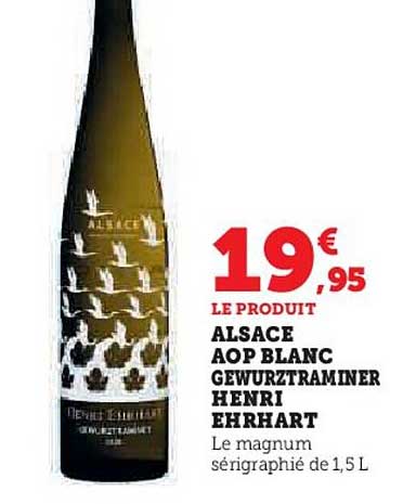 alsace aop blanc gewurtztraminer henri ehrhart