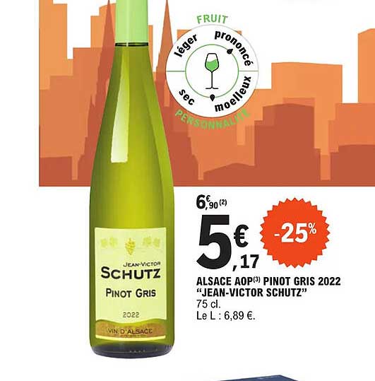 alsace aop pinot gris 2022 "jean-victor schutz"