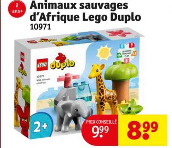 animaux sauvages d'afrique lego duplo