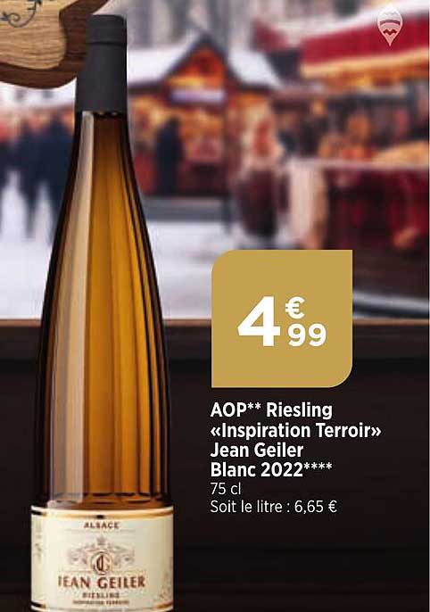 aop riesling «inspiration terroir» jean geiler blanc 2022