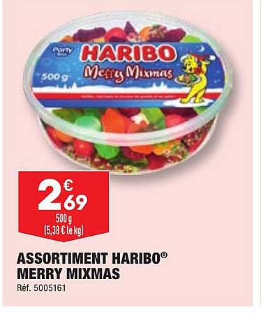 assortiment haribo merry mixmas