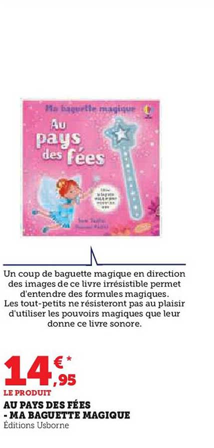 au pays des fées - ma baguette magique