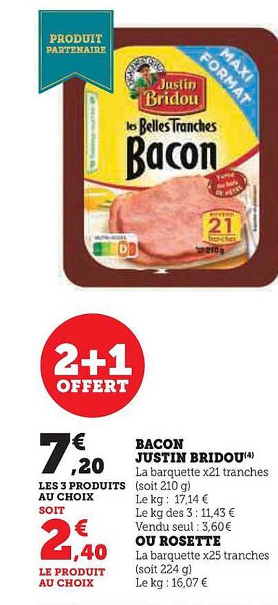 bacon justin bridou ou rosette