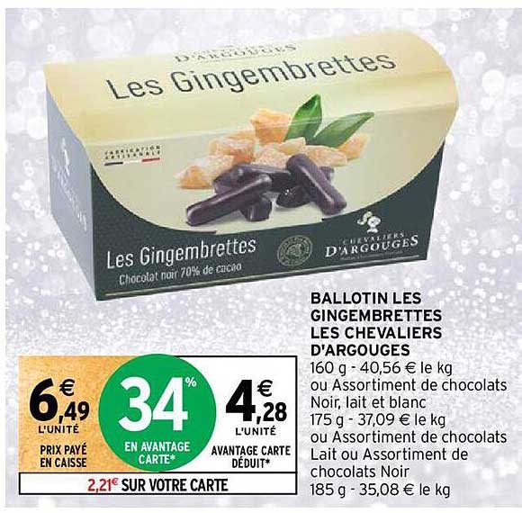 ballotin les gingembrettes les chevaliers d'argouges