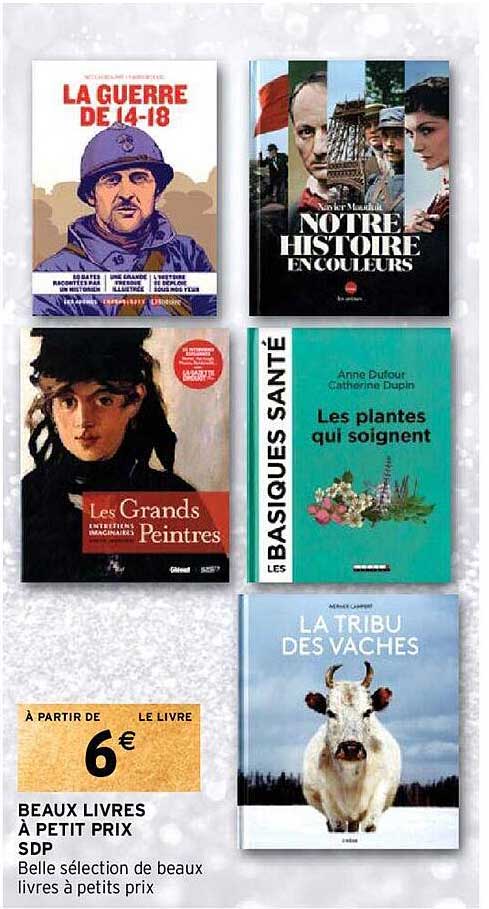 beaux livres à petit prix sdp
