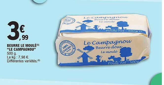Beurre Le Moulé "le Campagnou"