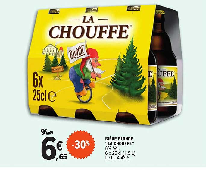 Bière Blonde "la Chouffe"