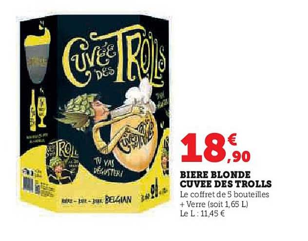 bière blonde cuvée des trolls