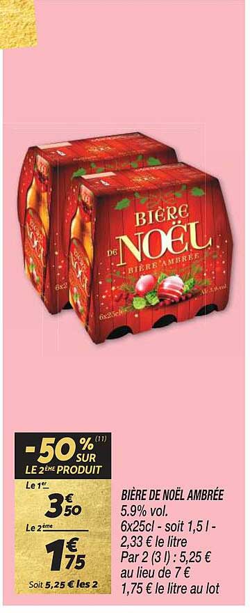 Bière De Noël Ambrée