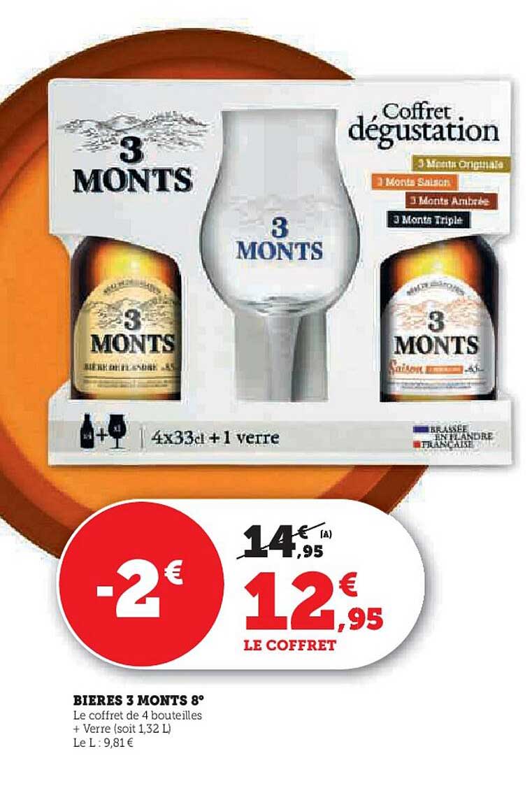 bières 3 monts 8°