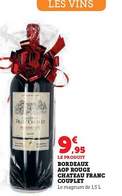 bordeaux aop rouge chateau franc couplet
