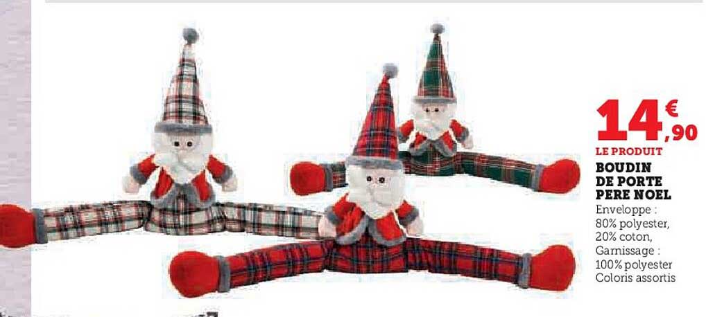 boudin de porte père noël
