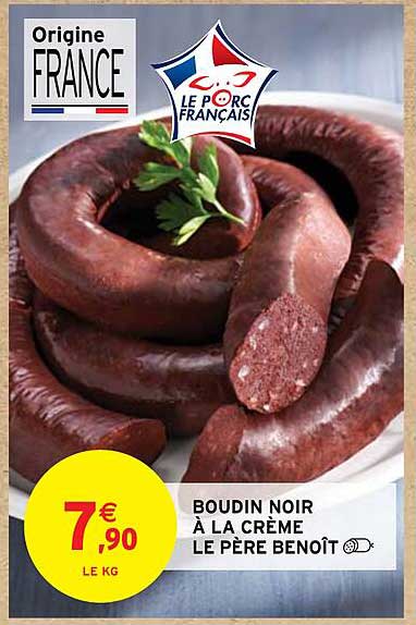 boudin noir à la crème le père benoît