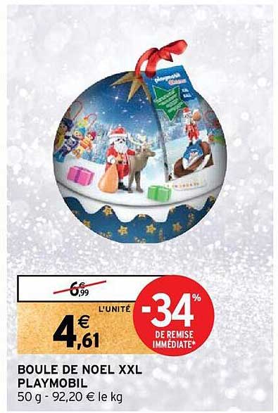 Boule De Noël Xxl Playmobil