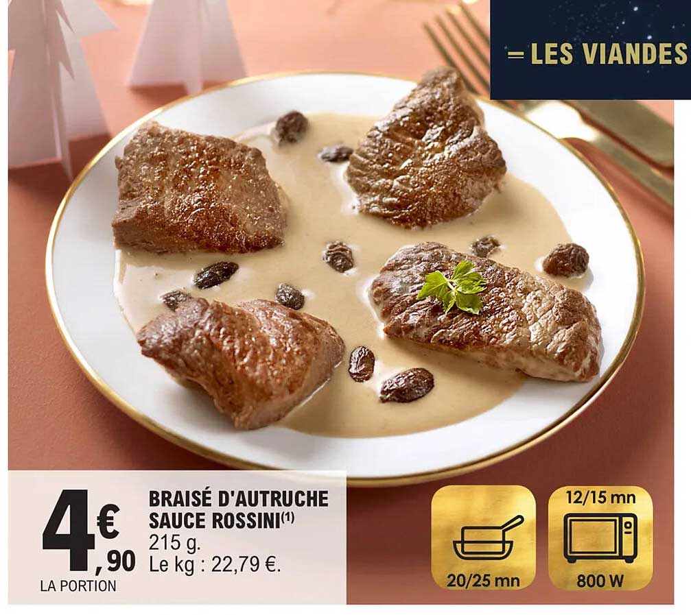 braisé d'autriche sauce rossini