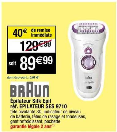braun épilateur silk epil ses 9710