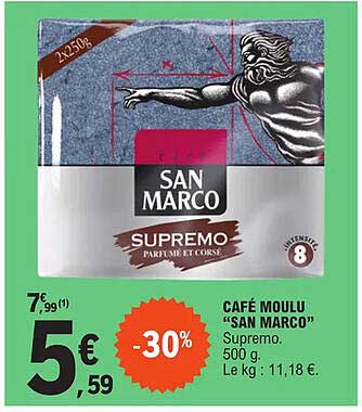 café moulu "san marco"