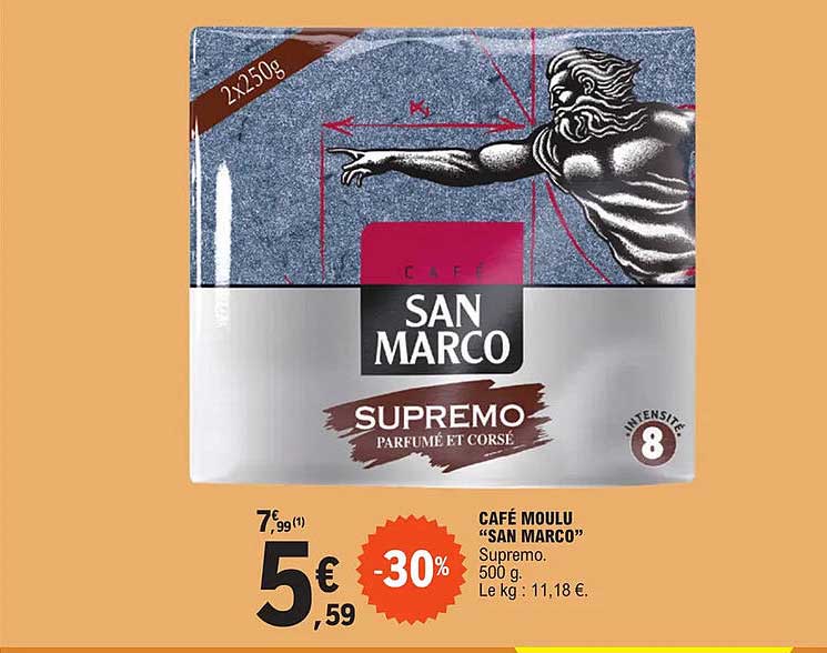 café moulu "san marco"