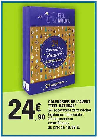 Calendrier De L'avent "feel Natural"