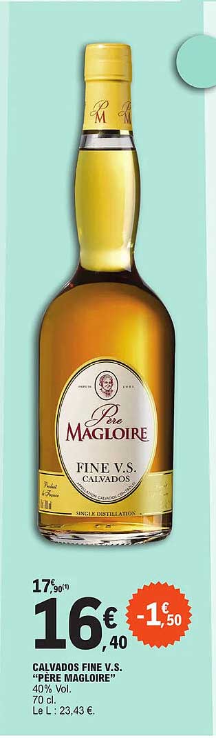calvados fine v.s. "père magloire"