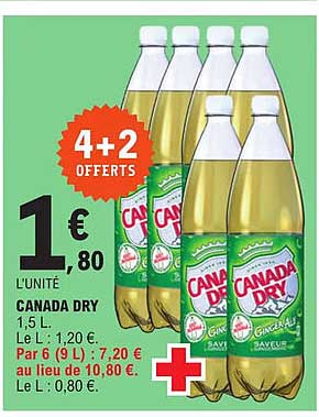 canada dry 4+2 offerts
