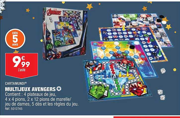 cartamundi multijeux avengers