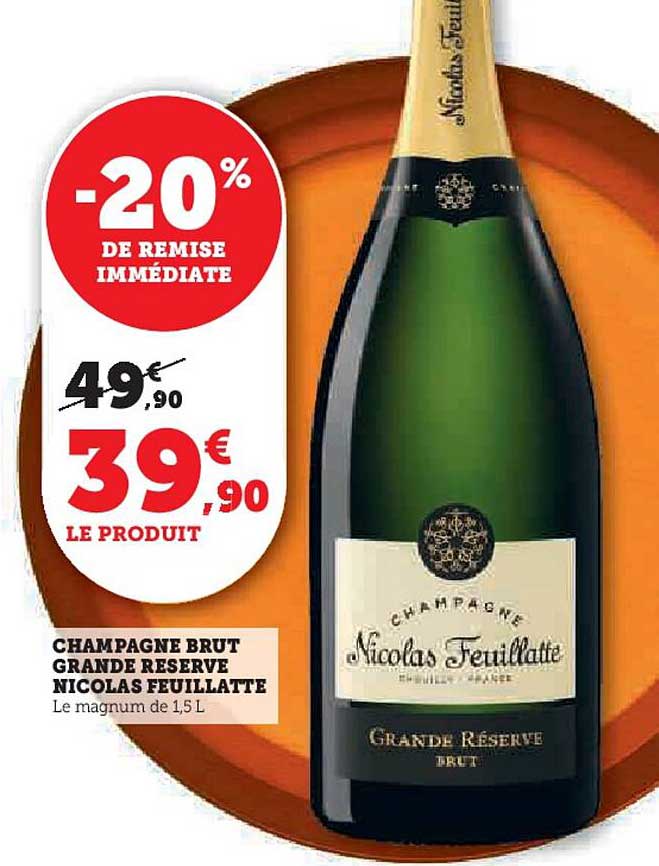 champagne brut grande réserve nicolas feuillatte
