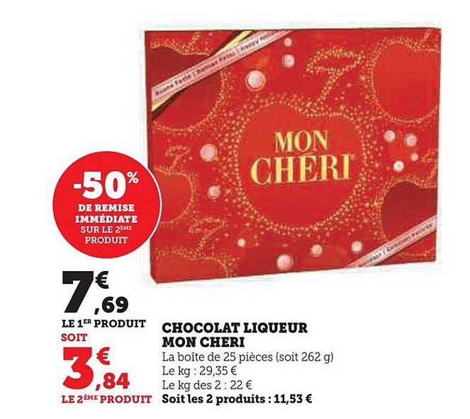 chocolat liqueur mon chéri