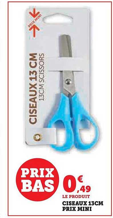 ciseaux 13 cm prix mini