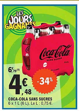 coca-cola sans sucres