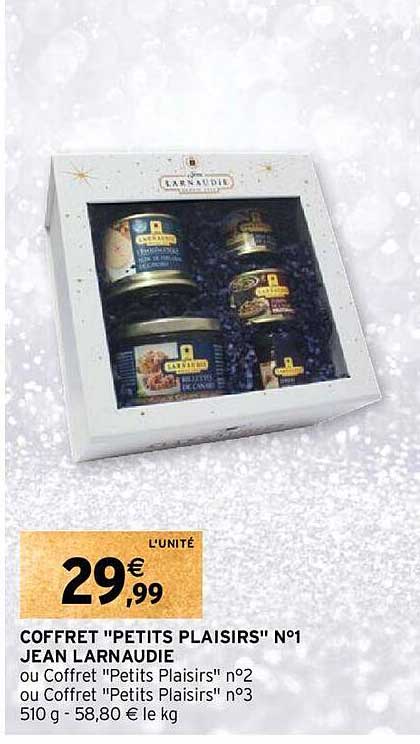 coffret "petits plaisirs" n°1 jean larnaudie