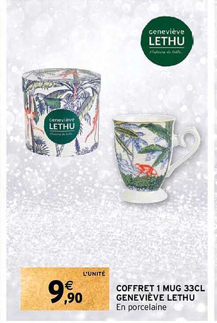 coffret 1 mug 33 cl geneviève lethu