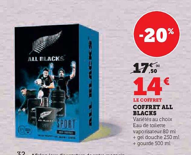 coffret all blacks