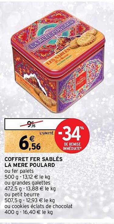 coffret fer sablés la mère poulard