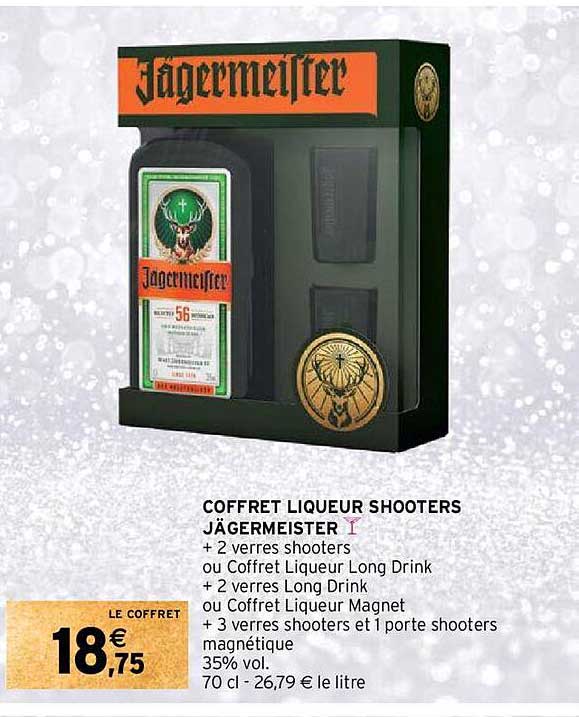 Coffret Liqueur Shooters Jägermeister