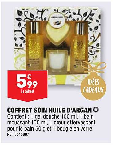 coffret soin huile d'argan