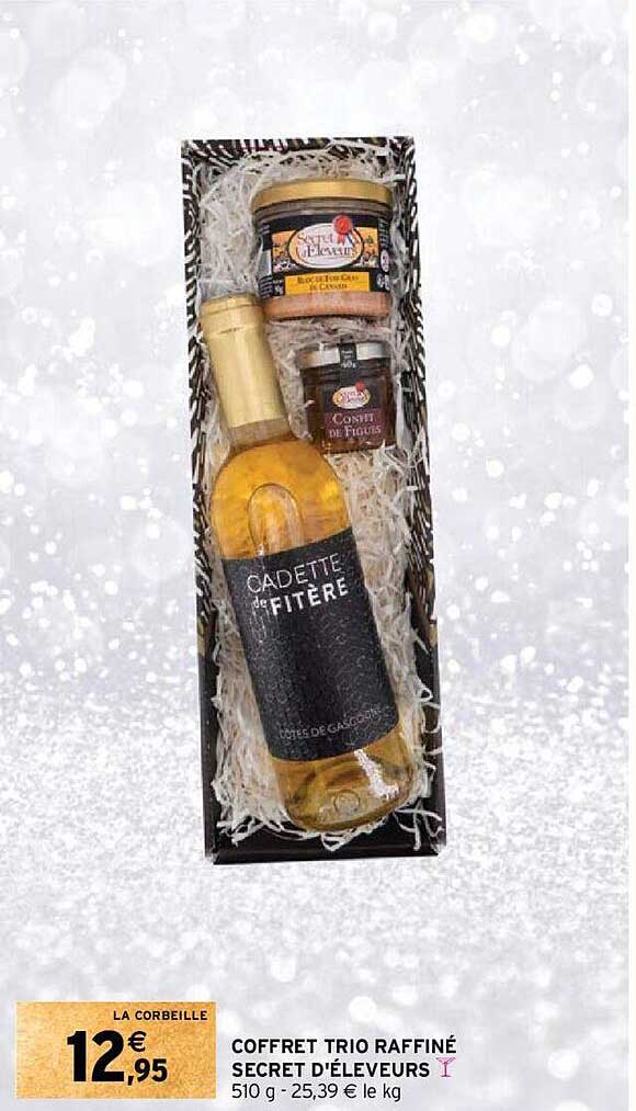 coffret trio raffiné secret d'éleveurs