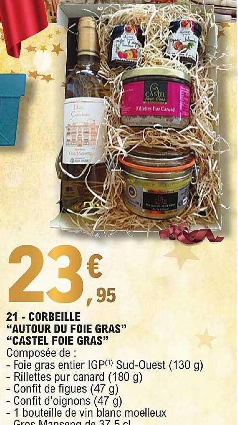 corbeille "autour du foie gras" "castel foie gras"