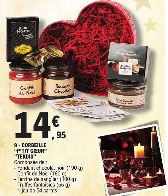 corbeille "p'tit cœur" "terdis"