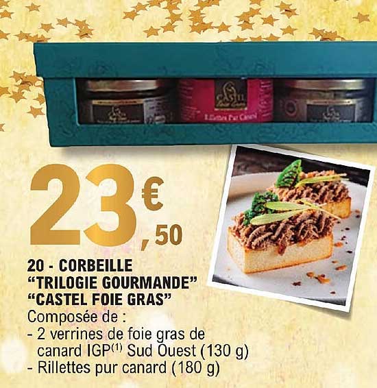 corbeille "trilogie gourmande" "castel foie gras"