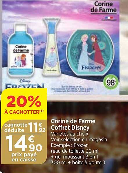 corine de farme coffret disney