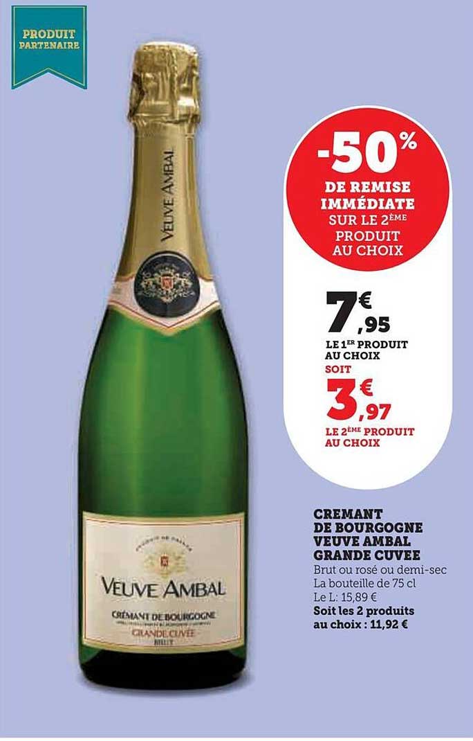 crémant de bourgogne veuve ambal grande cuvée