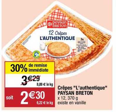 crêpes "l'authentique" paysan breton