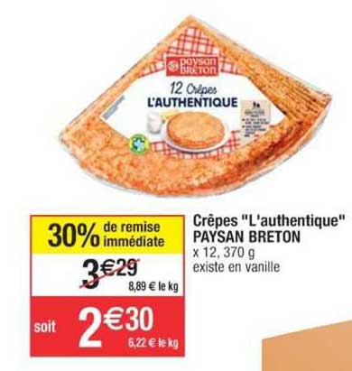 crêpes "l'authentique" paysan breton