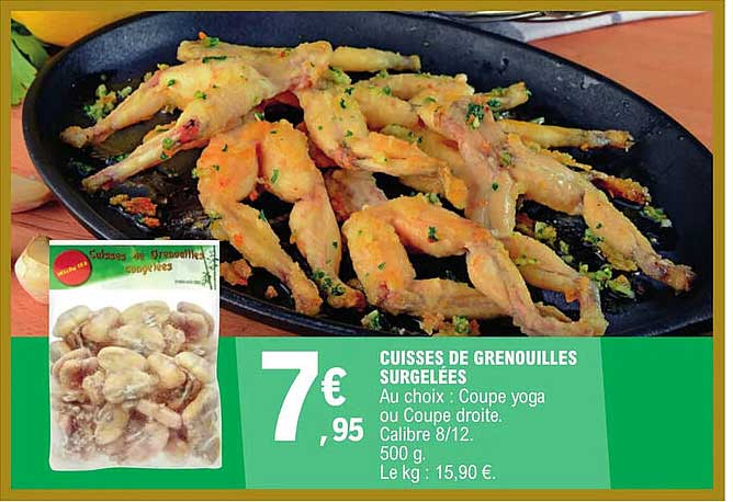 cuisses de grenouilles surgelées