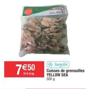 cuisses de grenouilles yellow sea