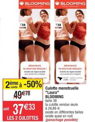 culotte menstruelle "laura" blooming