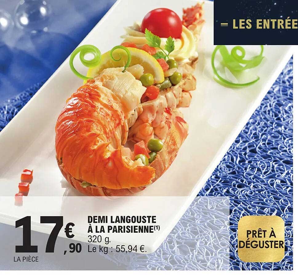 Demi Langouste à La Parisienne
