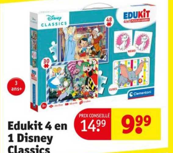 edukit 4 en 1 disney classics