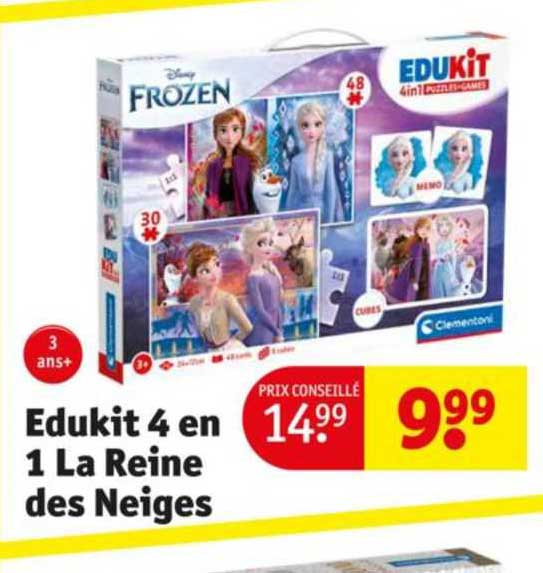 edukit 4 en 1 la reine des neiges